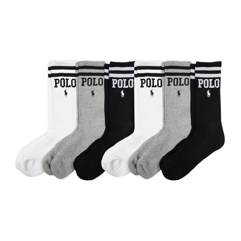 Ralph Lauren Men's Socks Long Cotton Solid Color Warm Fashion Embroidered Pony photo 7