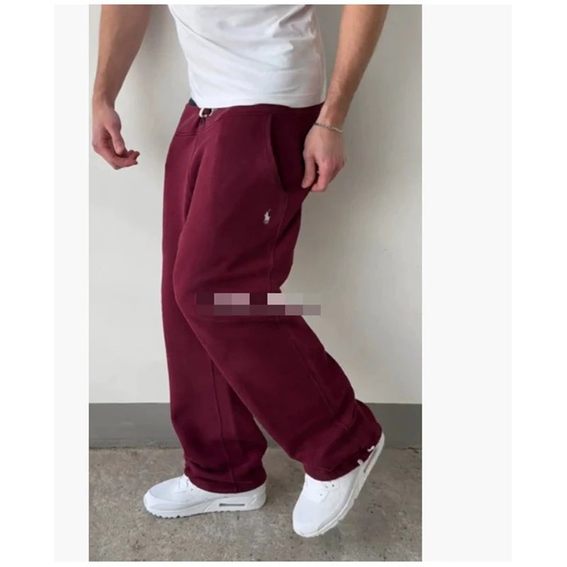 Embroidered Retro Street Style Sweatpants photo 5