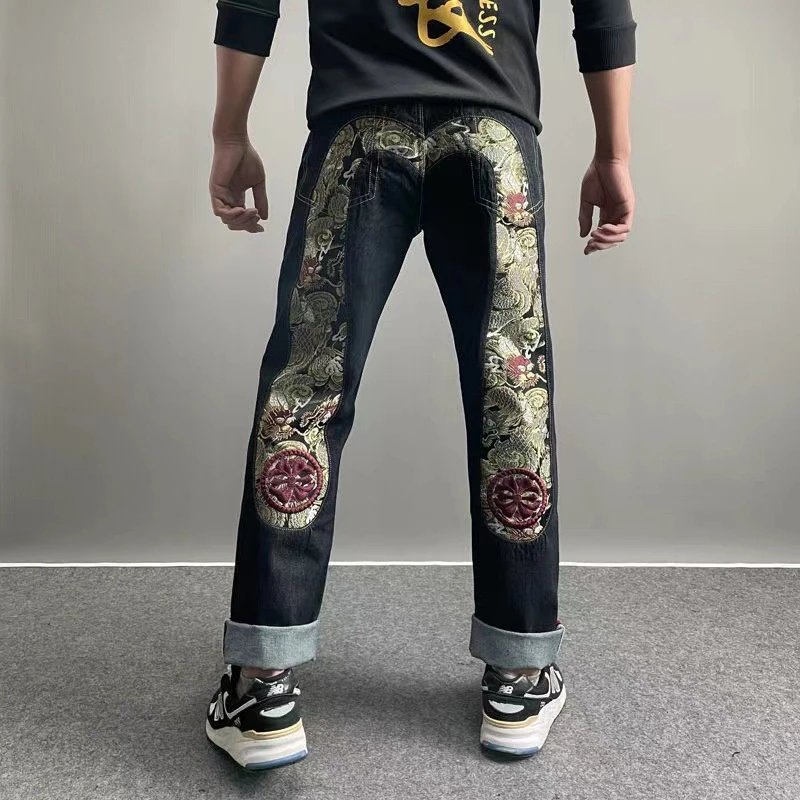 Hip-Hop Graffiti Print Jeans photo 8