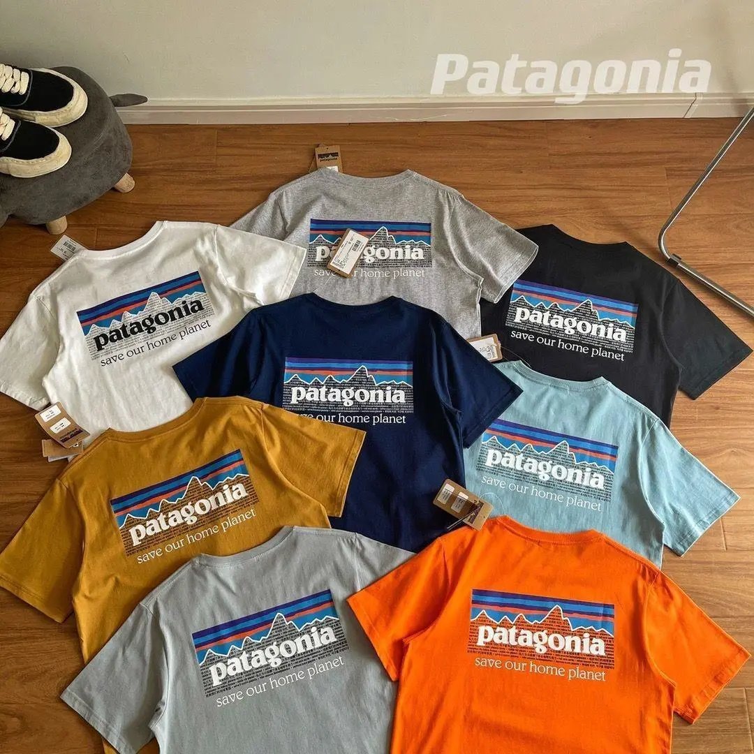 Patagonia Outdoor Mountain Unisex Summer Short Sleeve T-Shirt