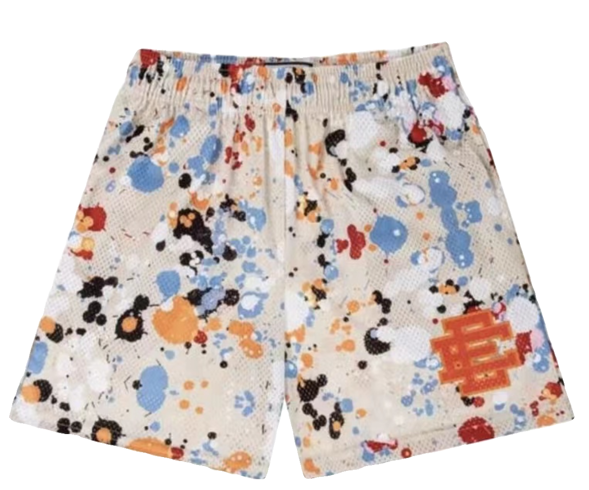 Ink Splatter Graffiti Fitness Shorts photo 2