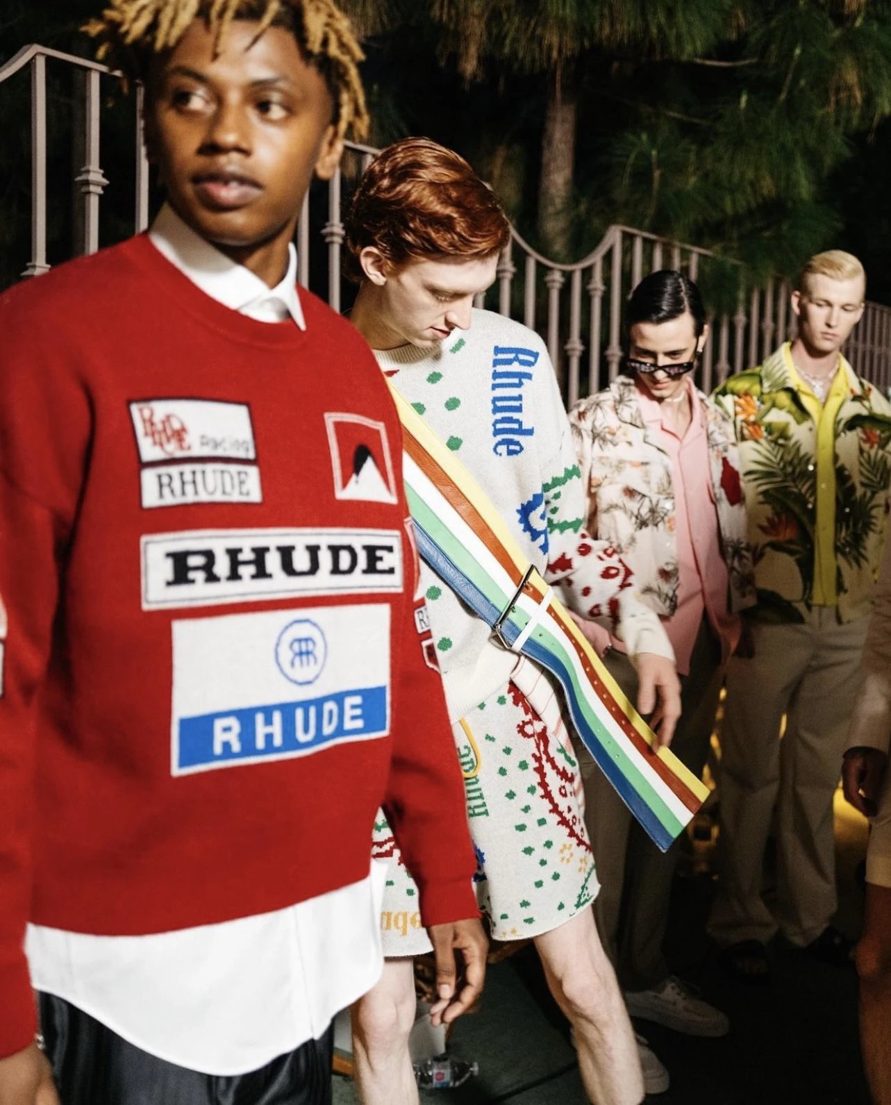 Hood By Air Cream Paisley Print Drawstring Shorts
