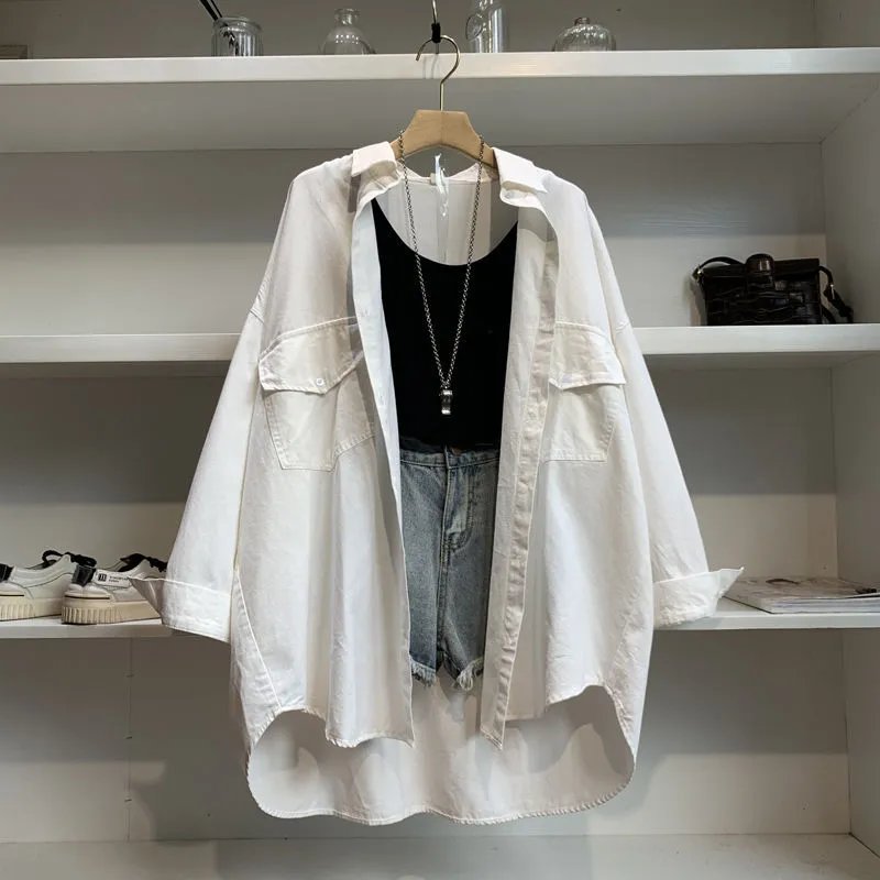 Loose Casual Relaxed-Fit Long-Sleeved Shirt photo 5