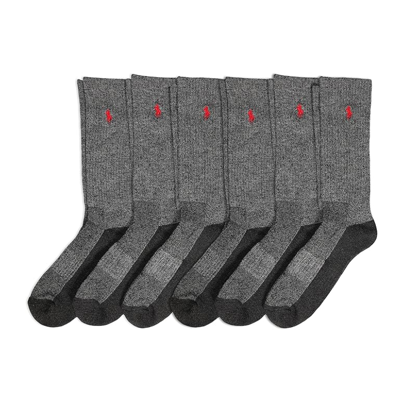 Ralph Lauren Men's Socks Long Cotton Solid Color Warm Fashion Embroidered Pony photo 8