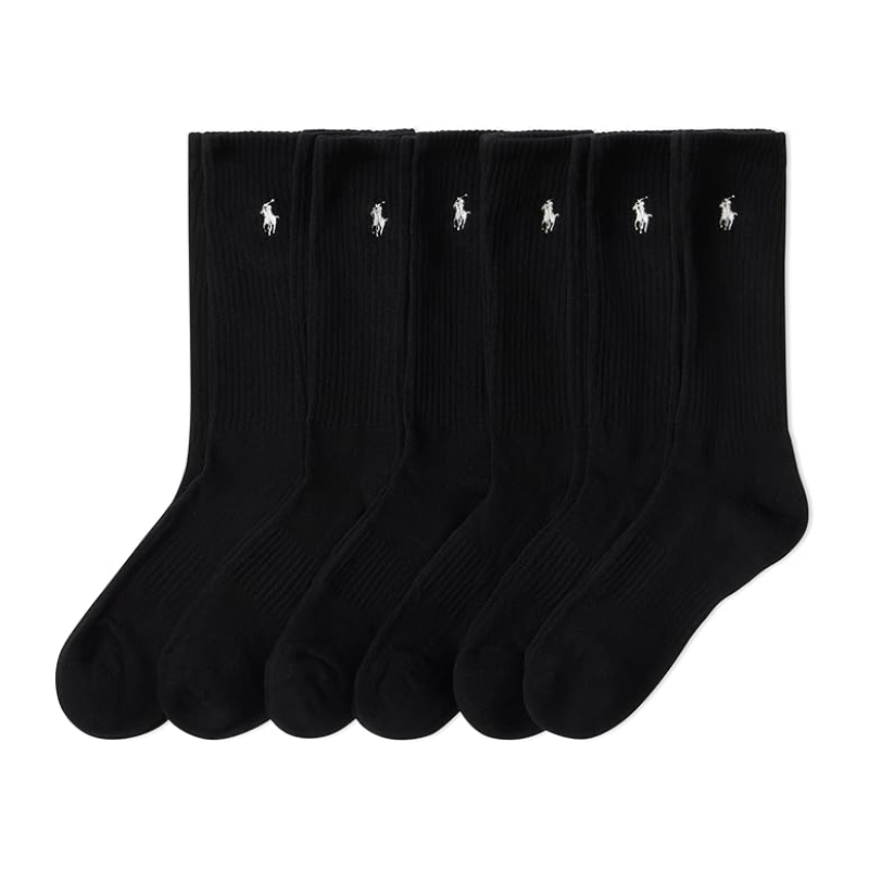 Ralph Lauren Men's Socks Long Cotton Solid Color Warm Fashion Embroidered Pony photo 4