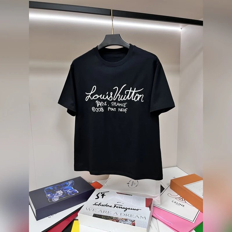 Louis Vuitton Casual Crew Neck T-shirt