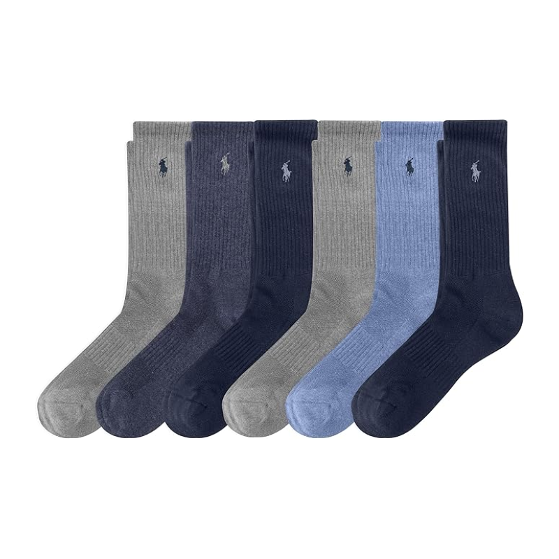 Ralph Lauren Men's Socks Long Cotton Solid Color Warm Fashion Embroidered Pony photo 6