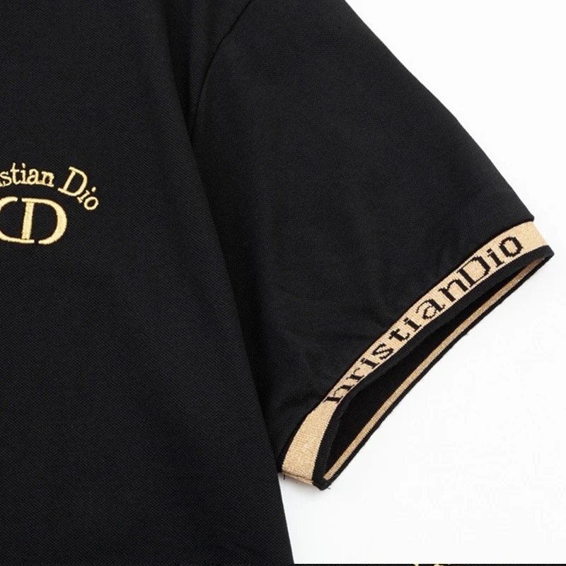 Letter Embroidered Short-Sleeve T-Shirt photo 5