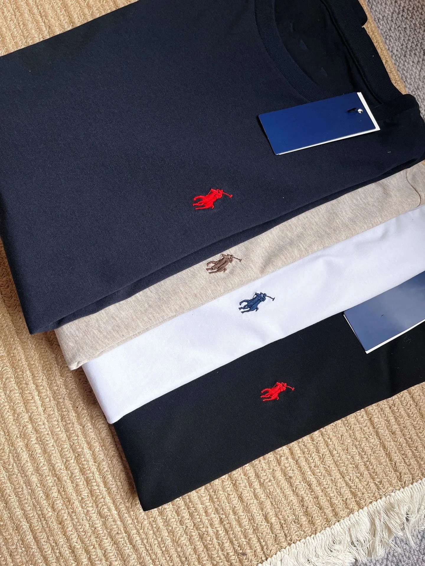 Polo Ralph Lauren Classic Fit White Crewneck Long Sleeve T-Shirt