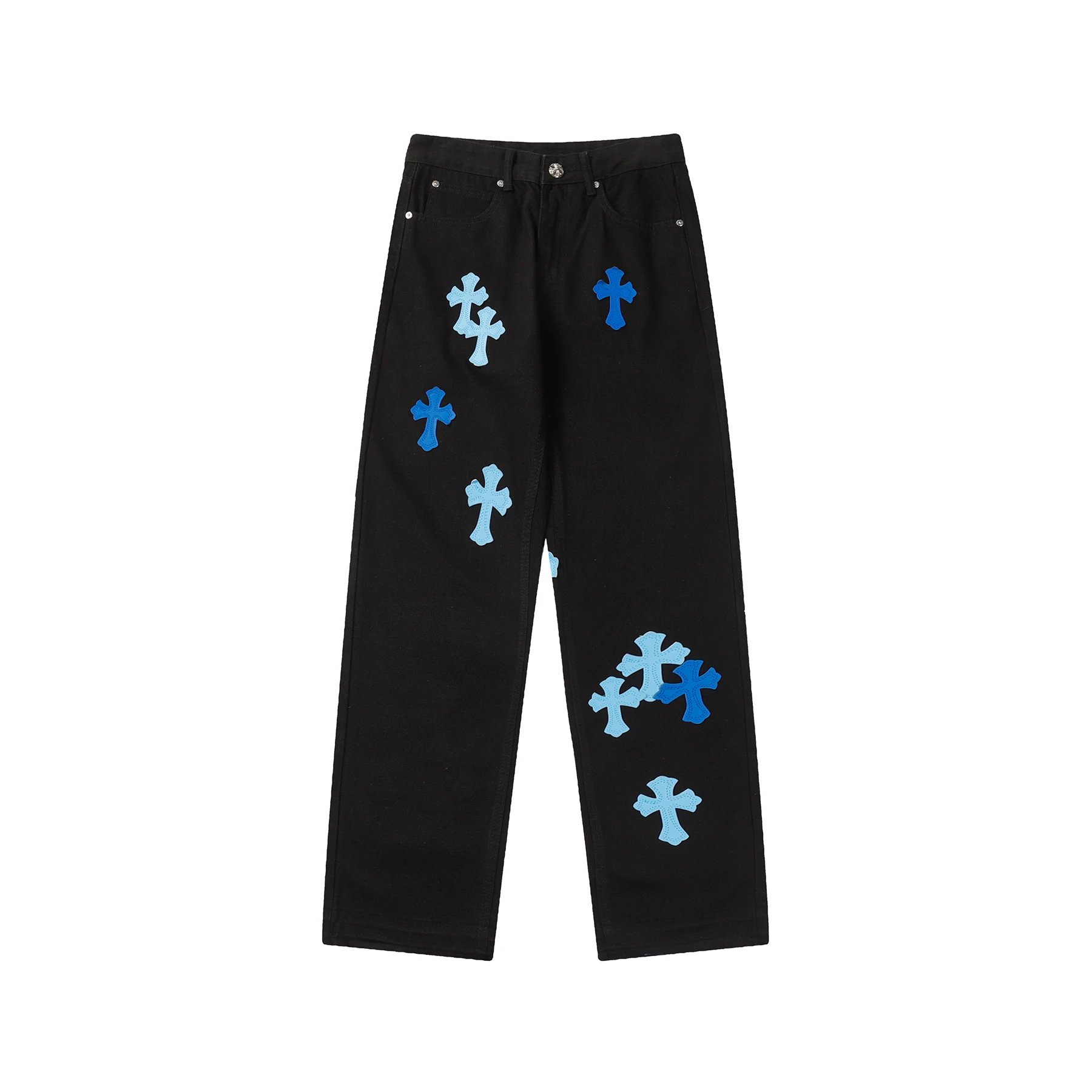Chrome Hearts Patched Cross Jeans photo 5