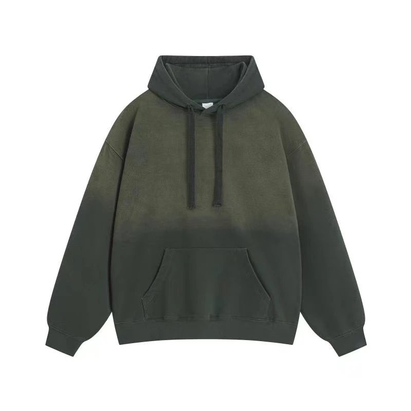 Retro Distressed Hooded Sweatshirt photo 3