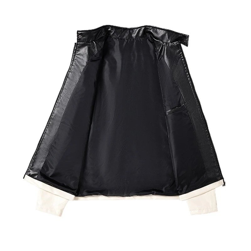 Couple Cotton Motorcycle Flight Jackets photo 5