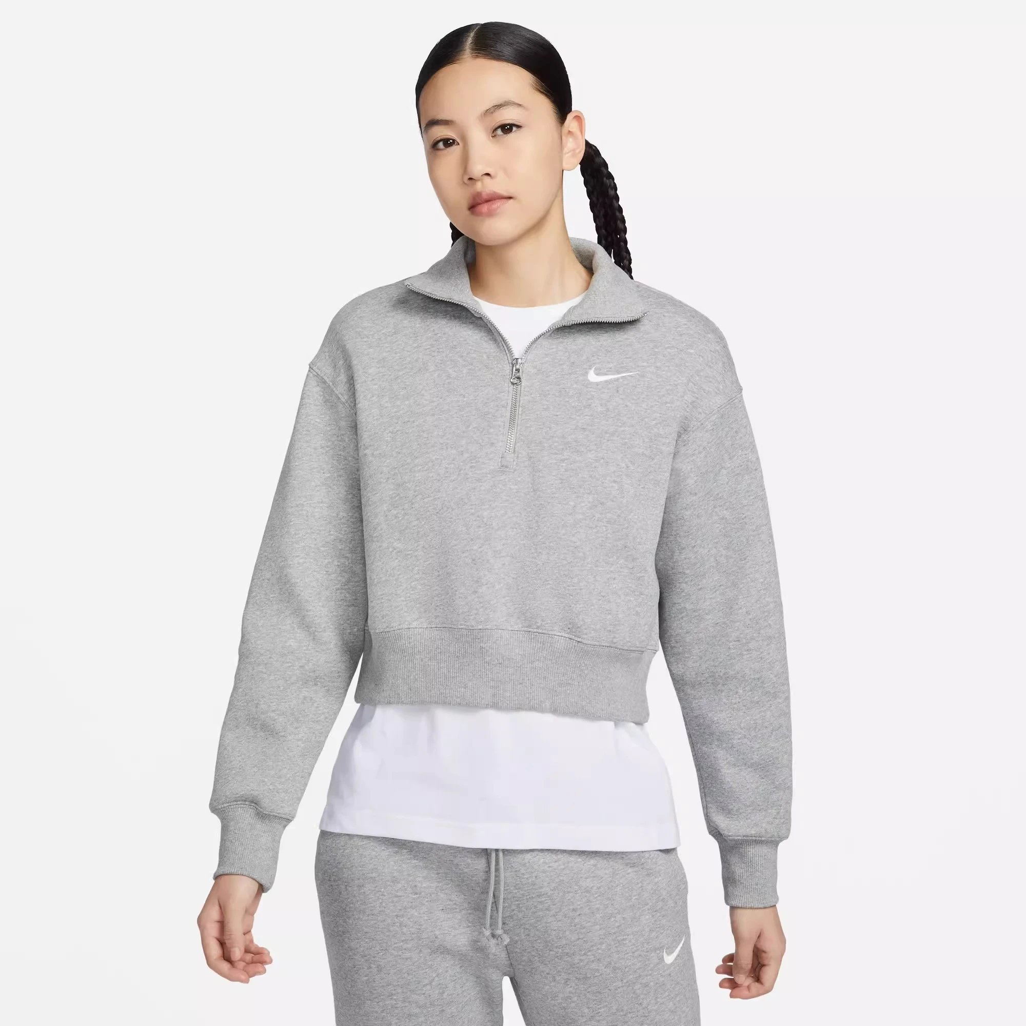 Nike Women's Winter Half-Zip Fleece Sweatshirt photo 3