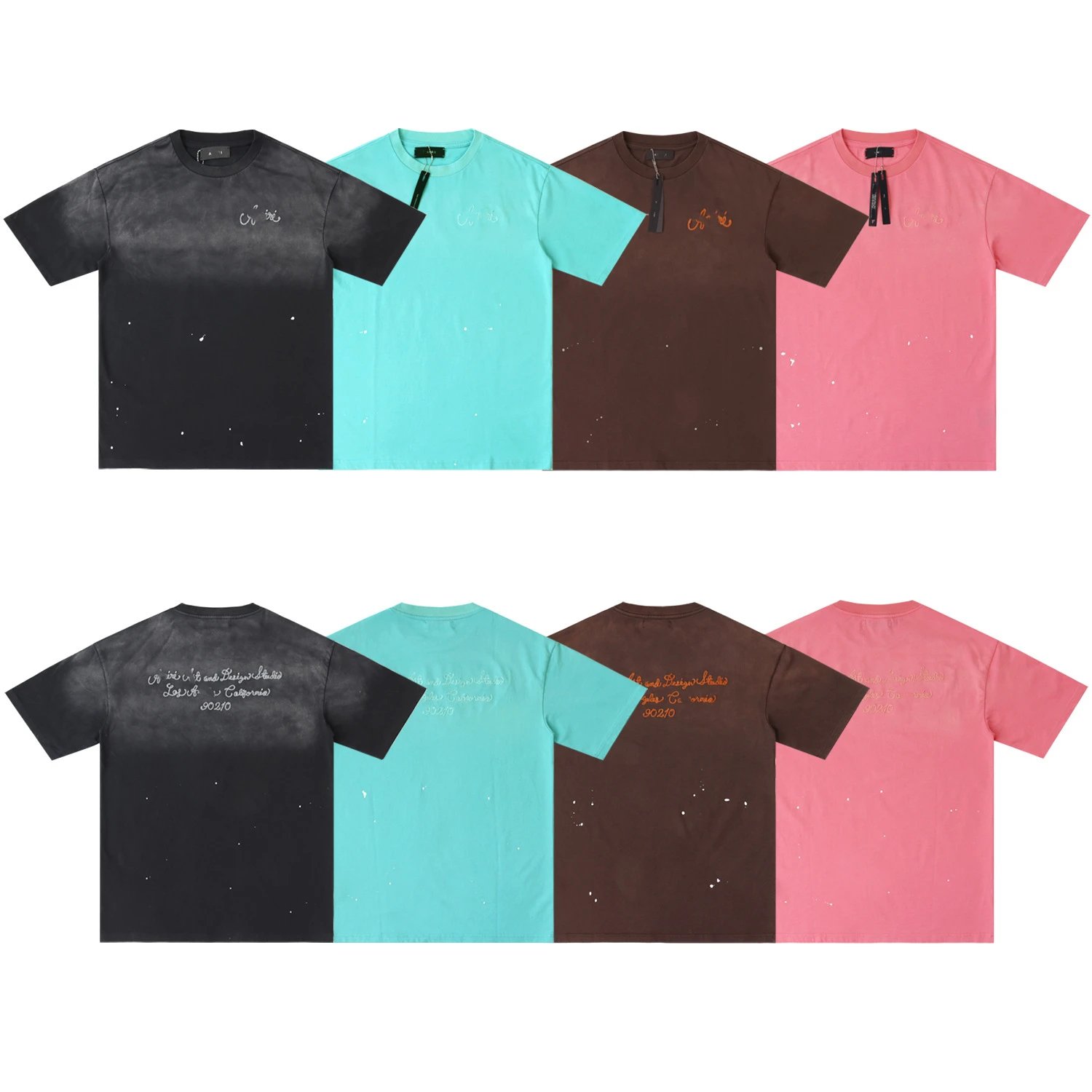 Graphic Print T-Shirt Collection Multicolor Vintage Streetwear