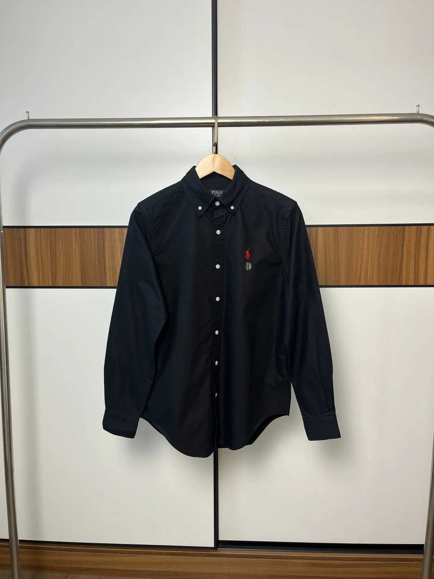 Polo Shirt with Embroidered Pony Design photo 3