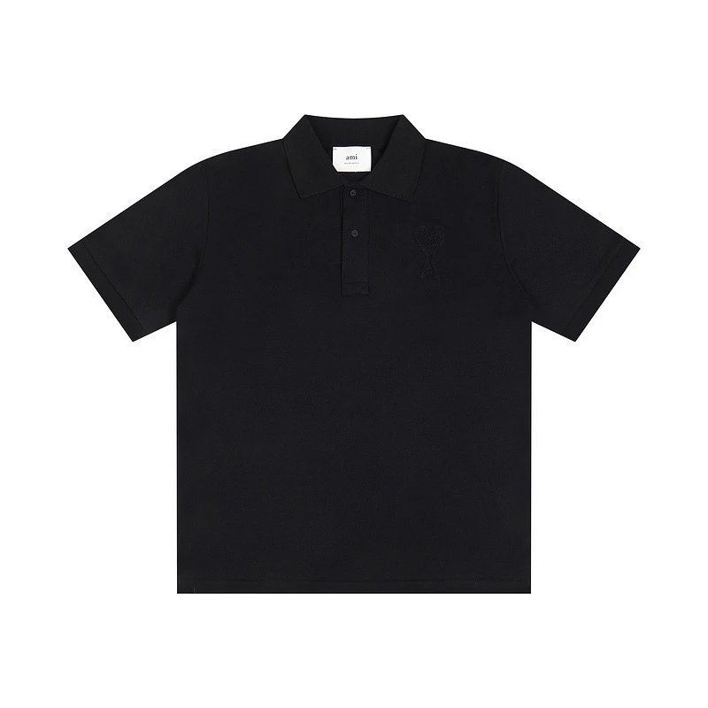 Heart-Embroidered Loose Casual Short-Sleeved Shirt photo 5