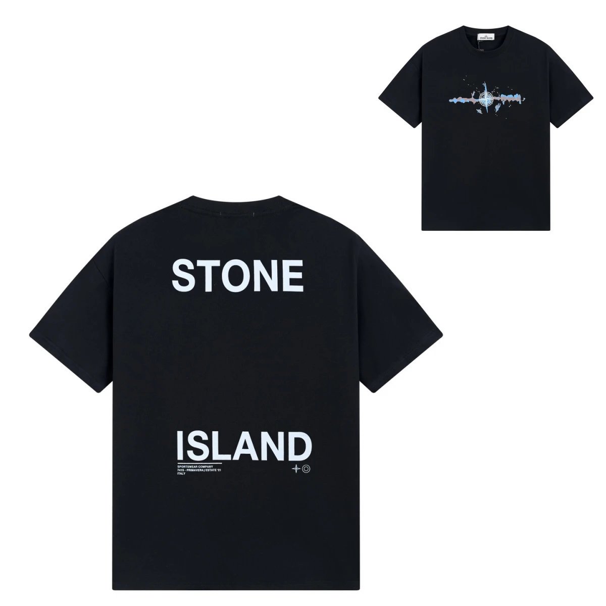Stone Island Black T-Shirt