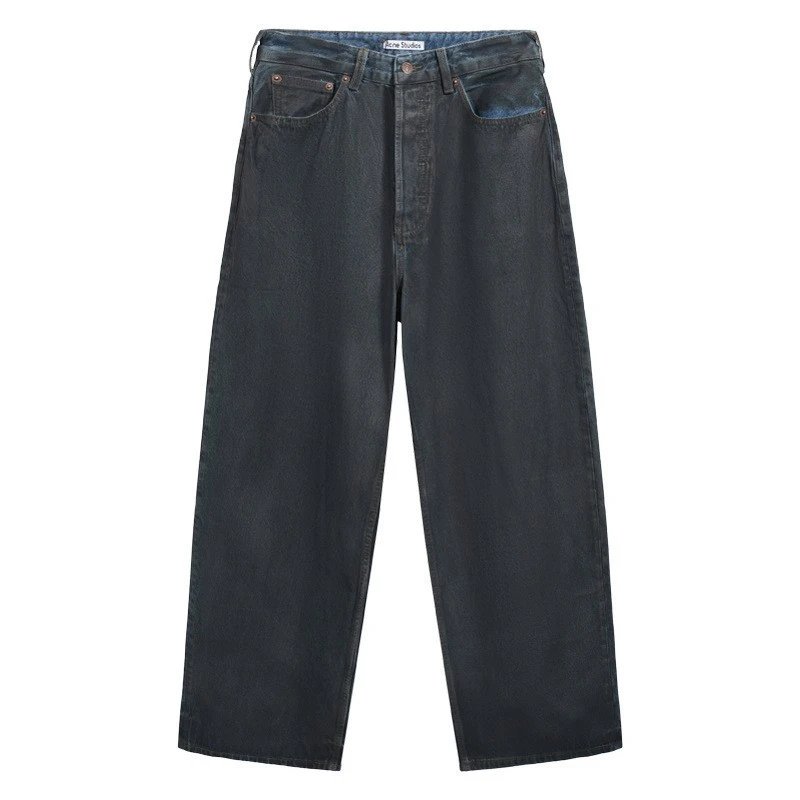 American-Style Distressed Wide-Leg Jeans photo 4