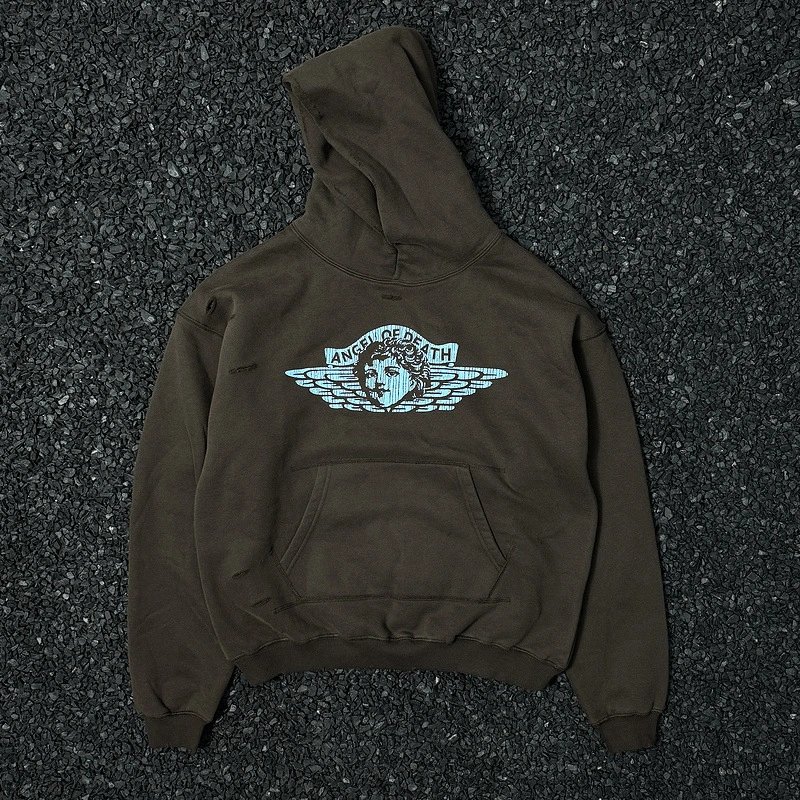 Distressed Hooded Sweatshirt photo 7