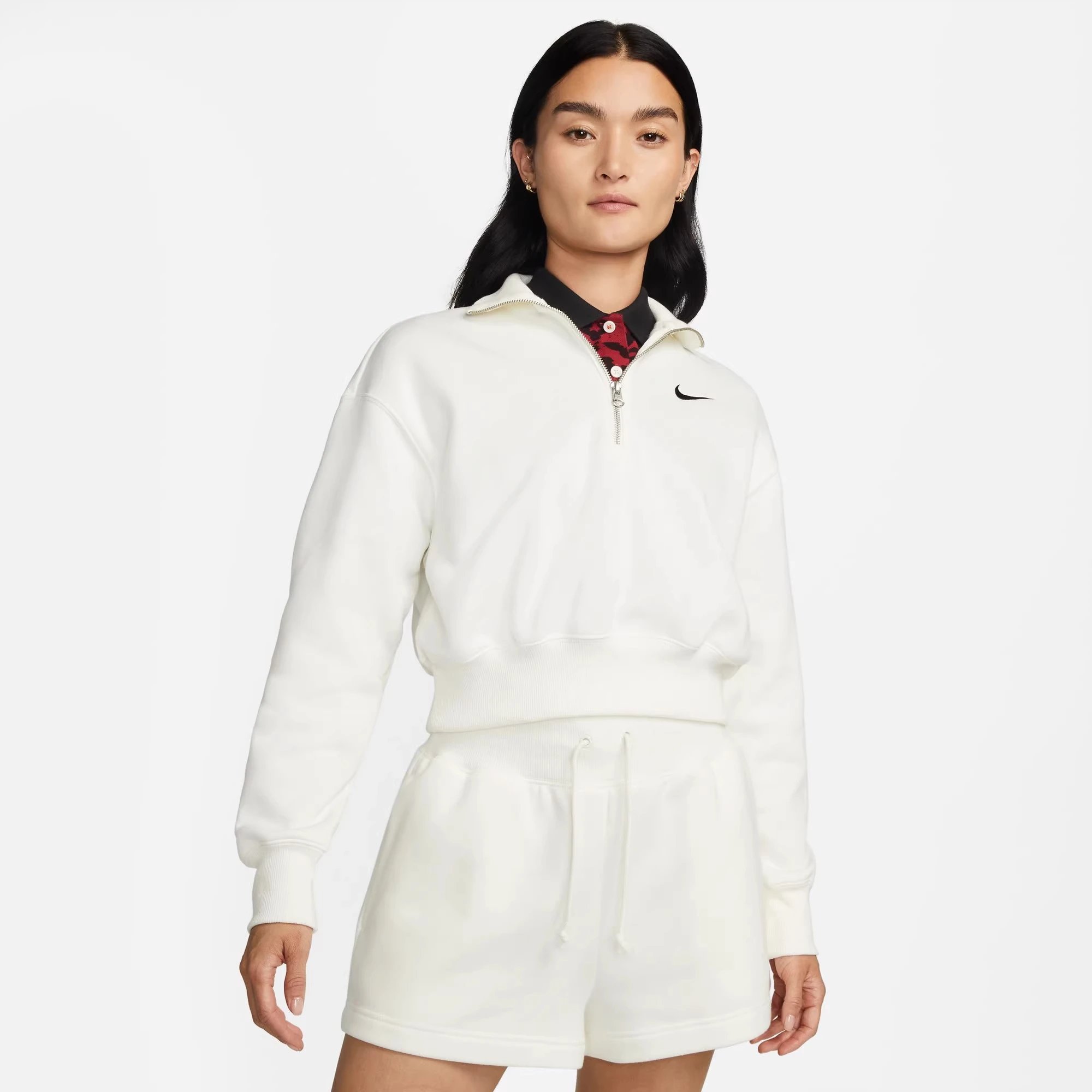 Nike Women's Winter Half-Zip Fleece Sweatshirt photo 2