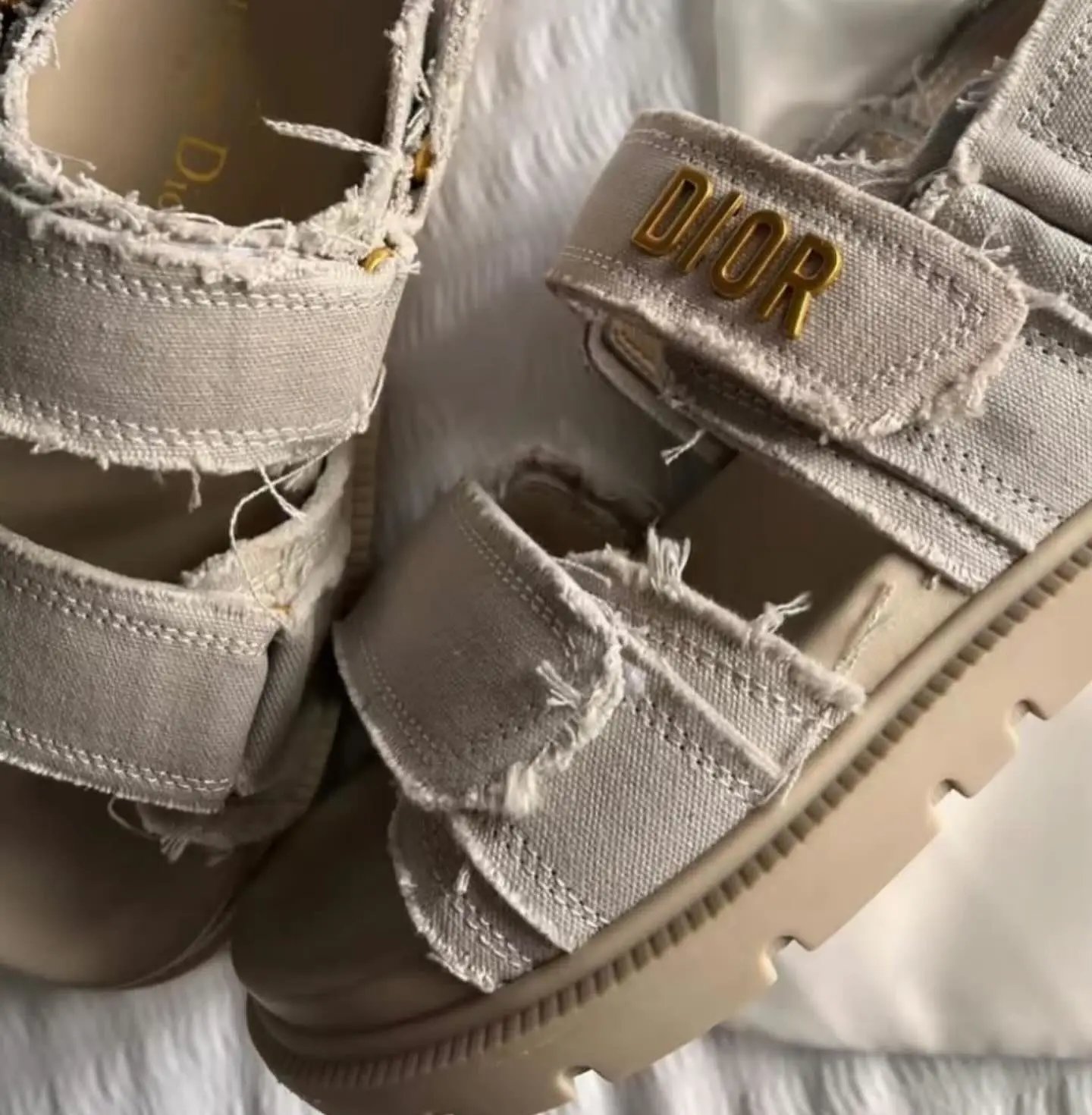 Dior Twill Sandals photo 3