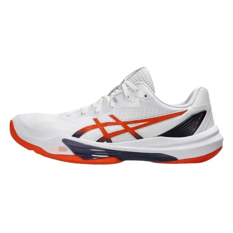 Asics Gel-Resolution 9 White Blue Performance Tennis Shoes