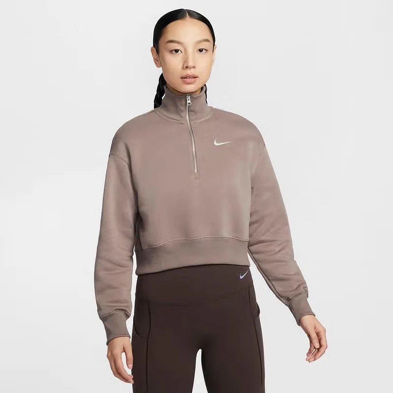 Nike Women's Winter Half-Zip Fleece Sweatshirt photo 4