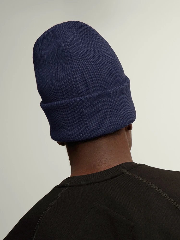 Canada Goose Arctic Program Navy Ribbed Knit Beanie