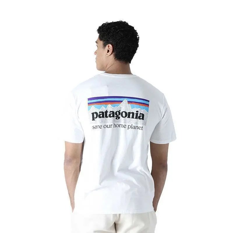 Patagonia P-6 Logo Responsibili-Tee White Casual T-Shirt