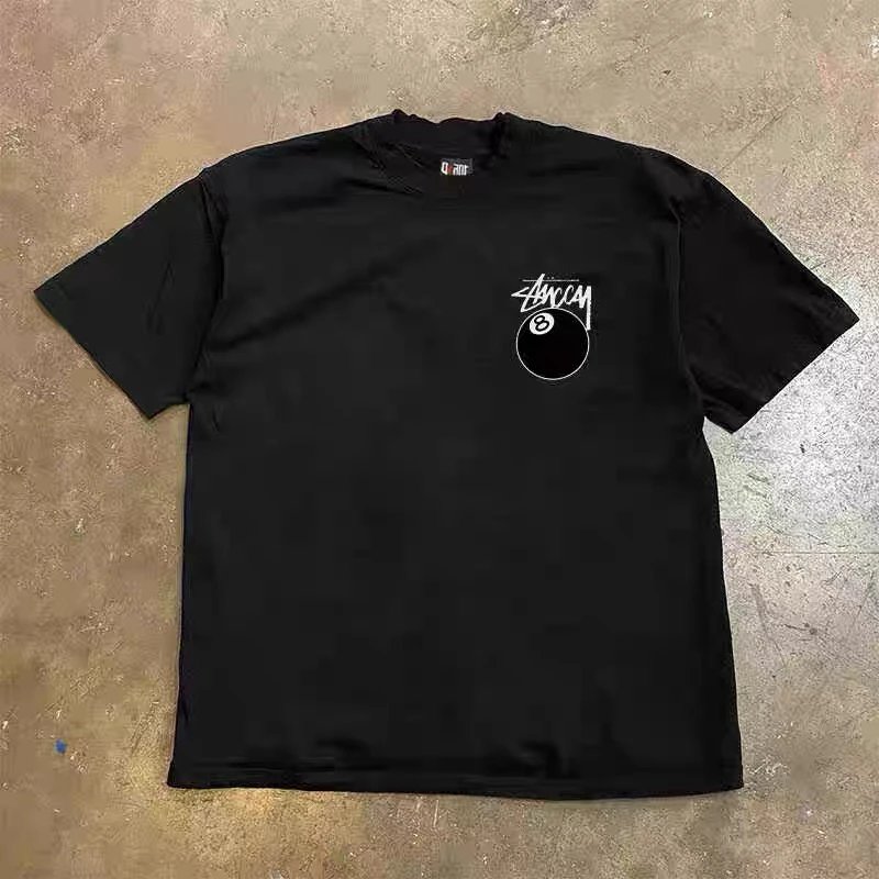Stussy 8 Ball White Graphic T Shirt
