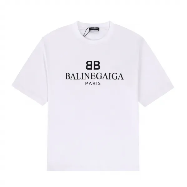 Balenciaga Logo Arch Print Black T-Shirt - 2