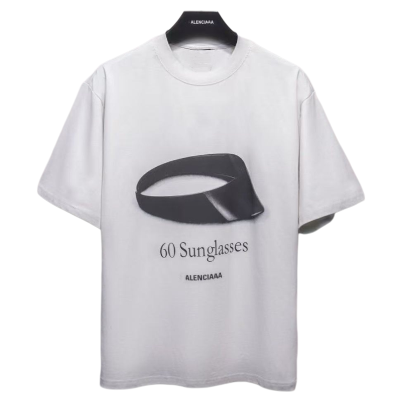 Balenciaga AAAICNELA White Oversized Graphic T-Shirt