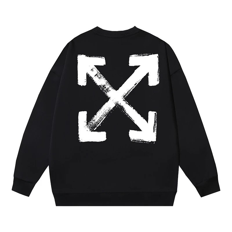 Arrow Oil Painting Simple Print Pullover photo 7