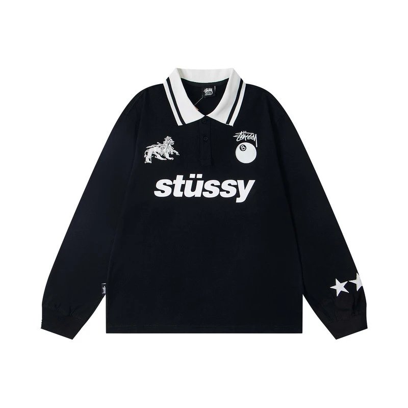 Stussy Black Jersey