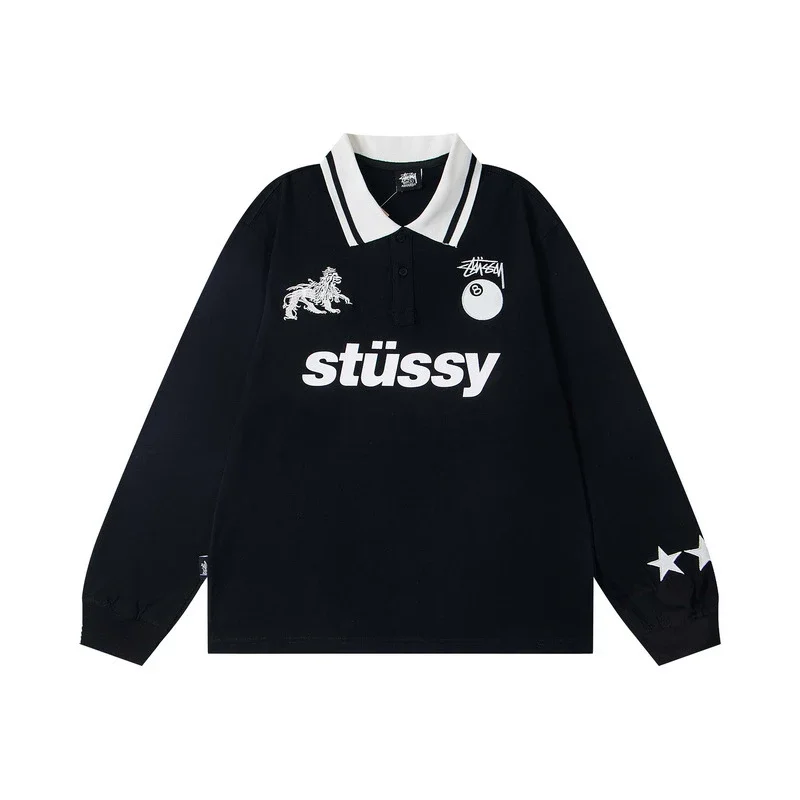 Stussy Black Jersey