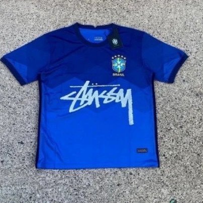 Stussy Brazil Italy Real Madrid Soccer Jersey Collection Graphic Print