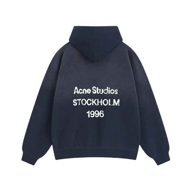 Retro Distressed Hooded Sweatshirt photo 8