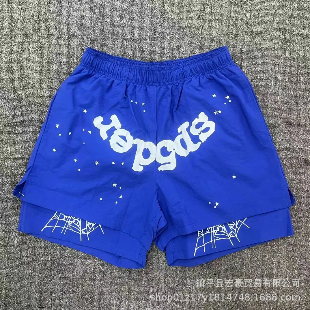 Hip-Hop Letter Print Casual Shorts photo 5