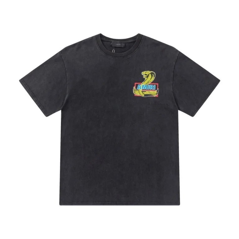 AMIRI Washed Distressed Retro T-Shirt
