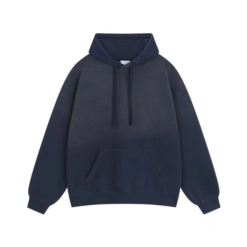 Retro Distressed Hooded Sweatshirt photo 4