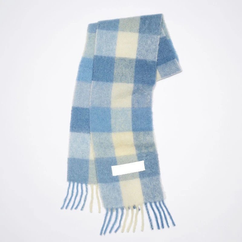 Rainbow Plaid Scarf