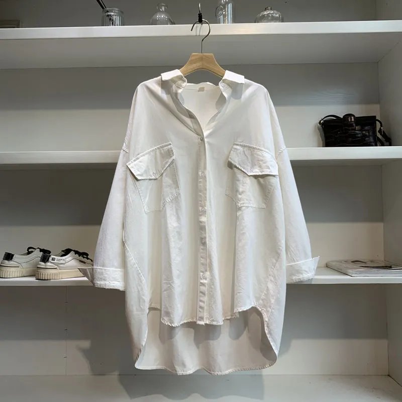Loose Casual Relaxed-Fit Long-Sleeved Shirt photo 2