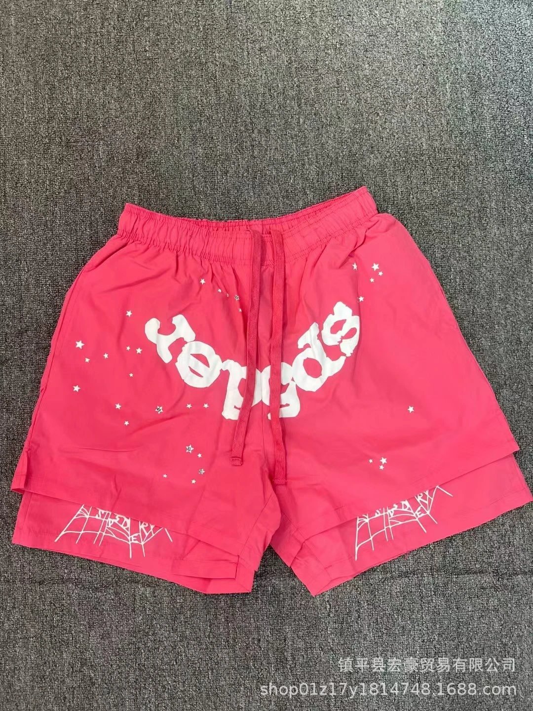 Hip-Hop Letter Print Casual Shorts photo 6