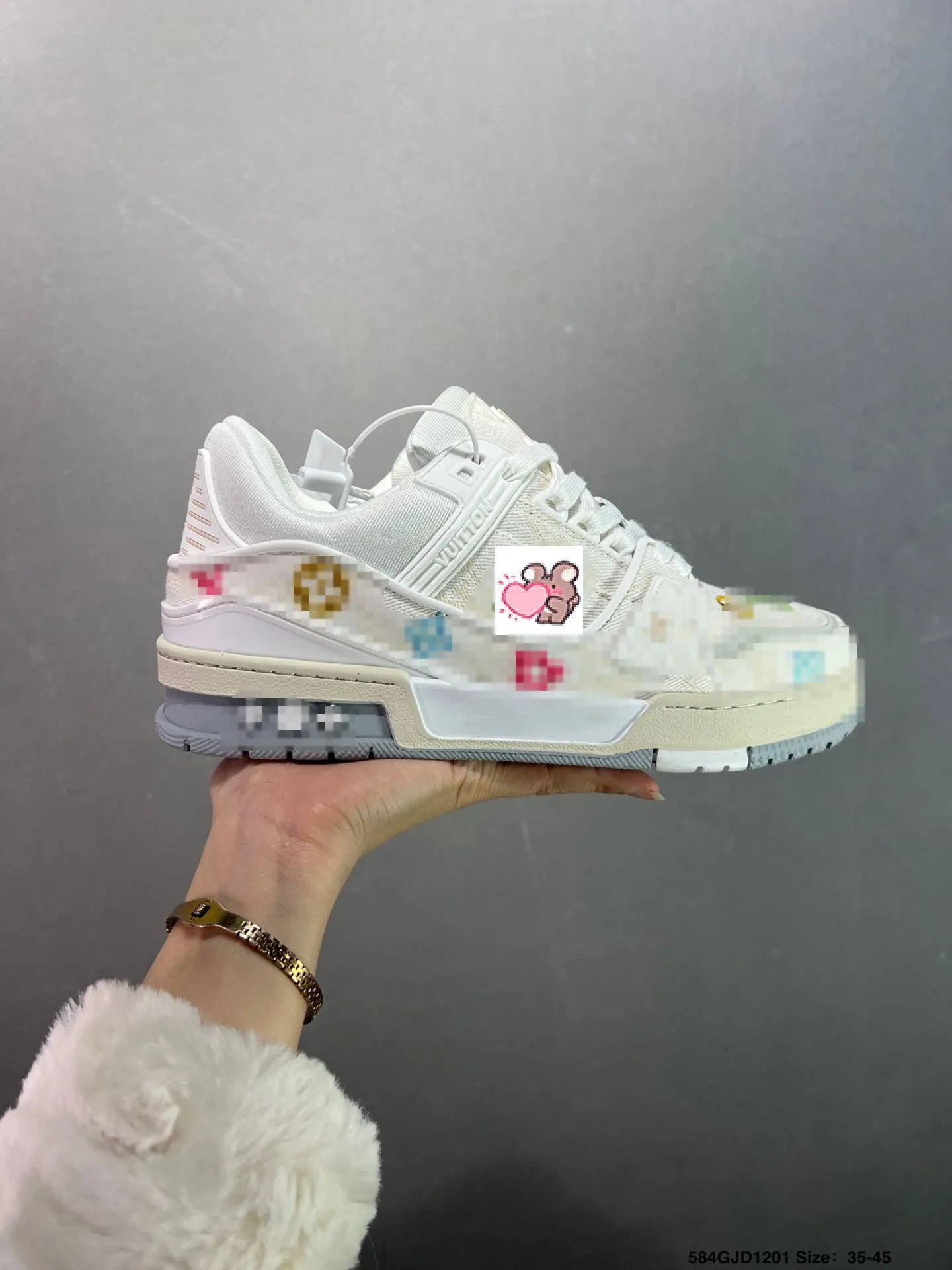 High-End Sports Couple Shoes with Thick Soles photo 3