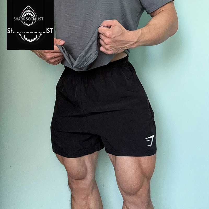 Gymshark Black Performance Tank Top and Shorts Set