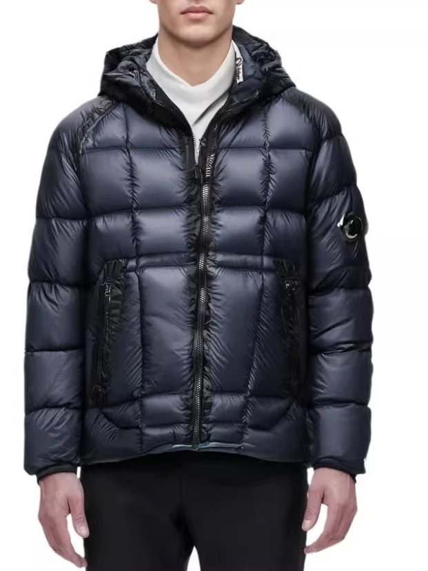 Two-Way Zippered Hooded Down Jacket photo 8