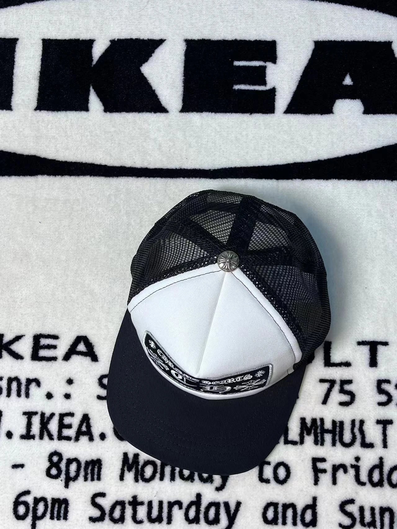Chrome Hearts White Sanskrit Baseball Cap photo 4