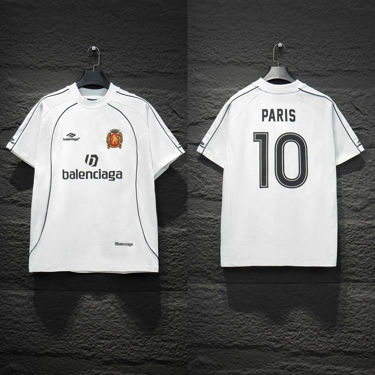 Balenciaga White Paris 10 T-Shirt