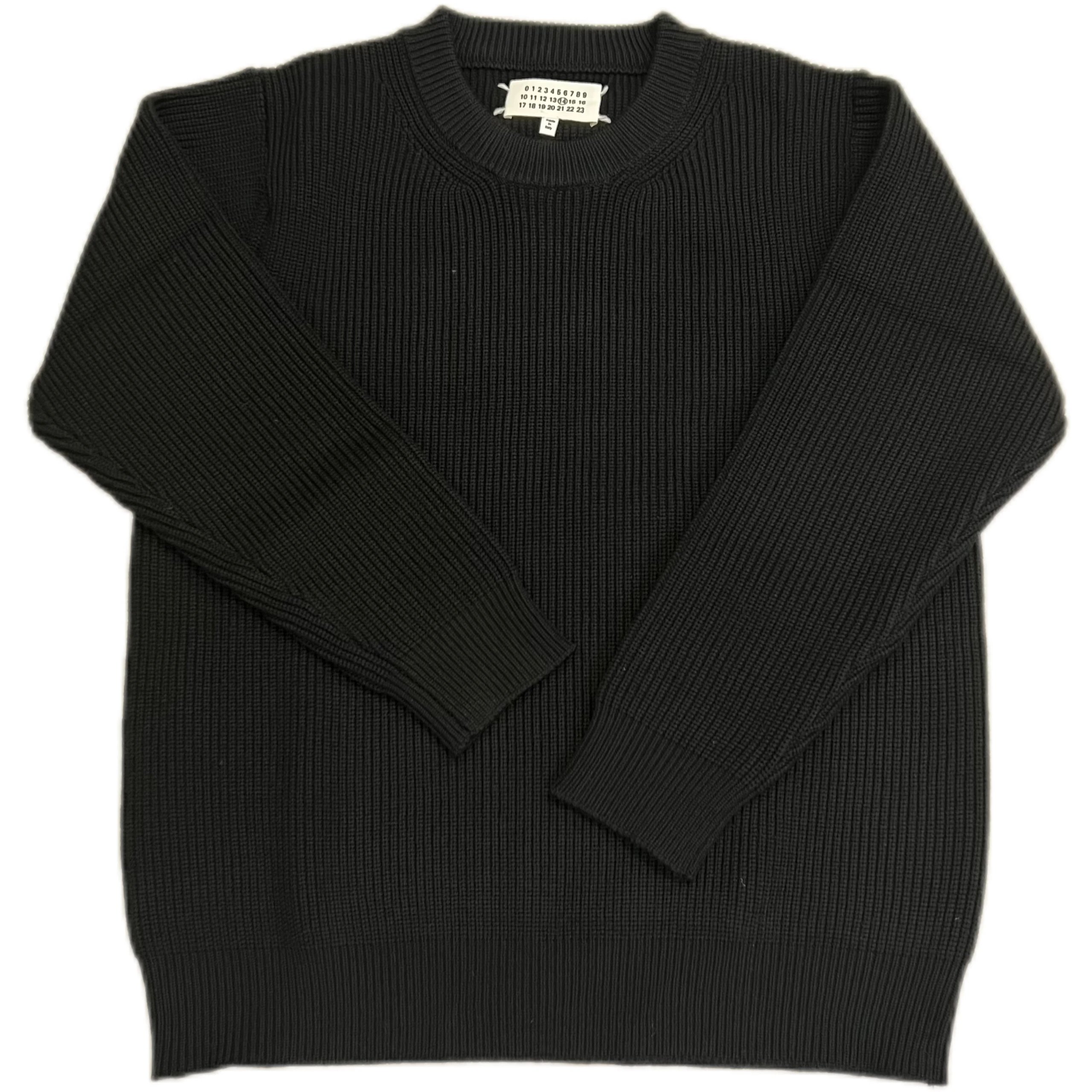 Red-Stitched Round Neck Pullover Sweater photo 3