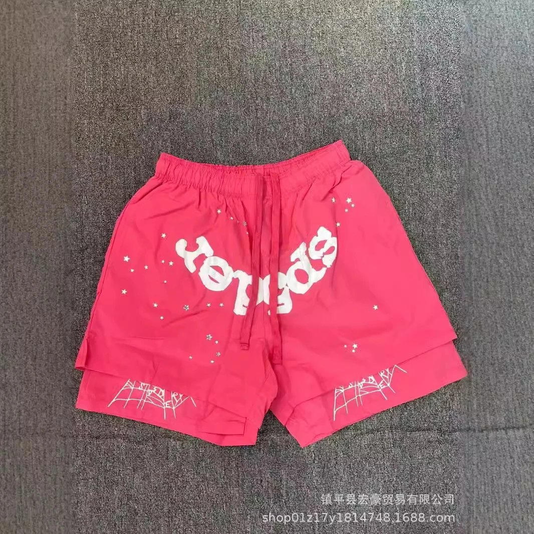 Spider Short Pants Multicolor Streetwear Shorts